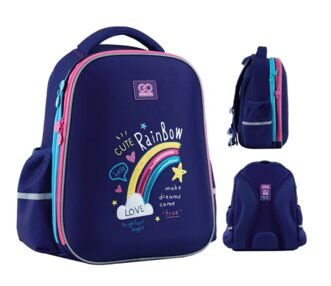 Рюкзак GoPack GO24-165М-1 Education cute rainbow напівкаркасний 38х28х13см Рюкзак GoPack GO24-165М-1 Education cute rainbow напівкаркасний 38х28х13см