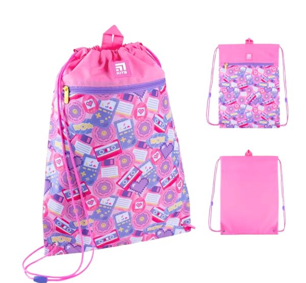 Сумка для взуття Kite К24-601М-11 Love is love з кишенею 46х33см Ціна (цена) 282.80грн. | придбати  купити (купить) Сумка для взуття Kite К24-601М-11 Love is love з кишенею 46х33см доставка по Украине, купить книгу, детские игрушки, компакт диски 0
