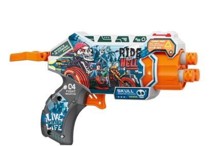 Іграшковий Пістолет механічний з барабаном та мякими набоями ride well 4штуки ВН126