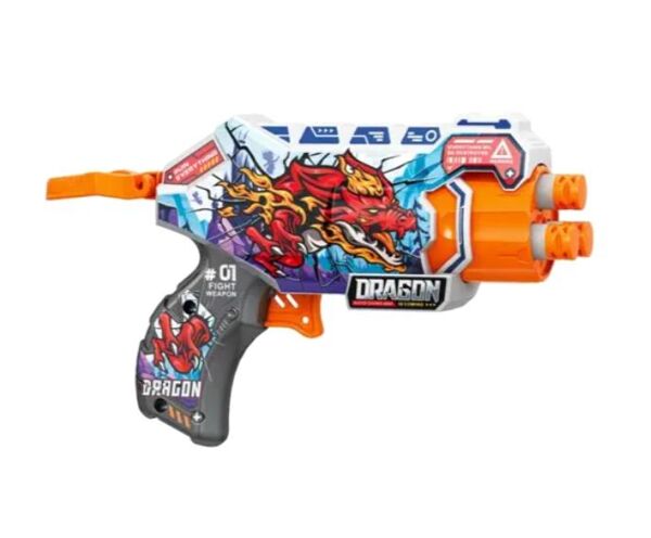 Іграшковий Пістолет механічний з барабаном та мякими набоями дракон 4 штуки  ВН128 Ціна (цена) 162.20грн. | придбати  купити (купить) Іграшковий Пістолет механічний з барабаном та мякими набоями дракон 4 штуки  ВН128 доставка по Украине, купить книгу, детские игрушки, компакт диски 0