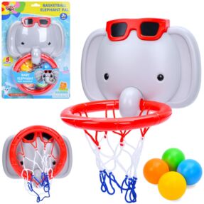 Гра для купання баскетбольне кульце щит-слон 4 кульки 878-39