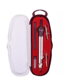 Готовальня 5 предметів червона підкладка 705