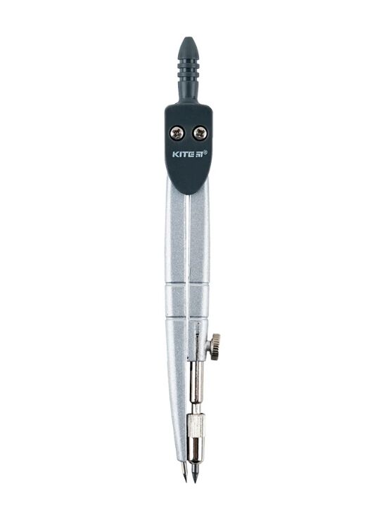 Циркуль Kite металевий + грифель у футлярі 12 см K18-383-07 Ціна (цена) 67.70грн. | придбати  купити (купить) Циркуль Kite металевий + грифель у футлярі 12 см K18-383-07 доставка по Украине, купить книгу, детские игрушки, компакт диски 1