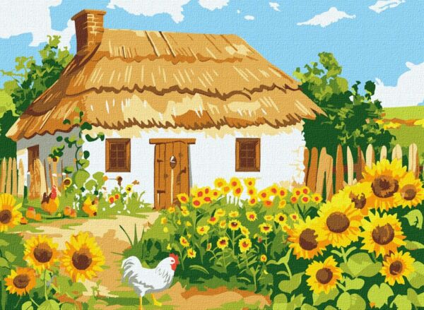 Розпис по номерах 30х40 КНО6350 Рідний будиночок Ідейка Ціна (цена) 161.00грн. | придбати  купити (купить) Розпис по номерах 30х40 КНО6350 Рідний будиночок Ідейка доставка по Украине, купить книгу, детские игрушки, компакт диски 0