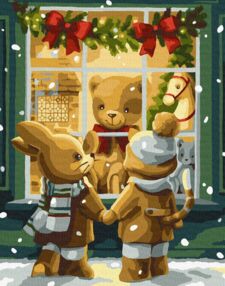 Розпис по номерах 40х50 КНО6553 Магазин іграшок "Ідейка"