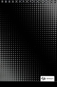 блокнот А5 40аркушів Сolor office black