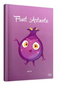блокнот А5 64аркушів  fruit artnote Jolie figs