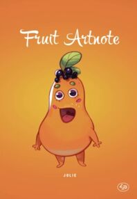 блокнот А5 64 аркушів  fruit artnote Jolie papaya