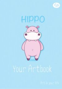 блокнот А6 48 аркушів Artbook hippo блокнот А6 48 аркушів Artbook hippo
