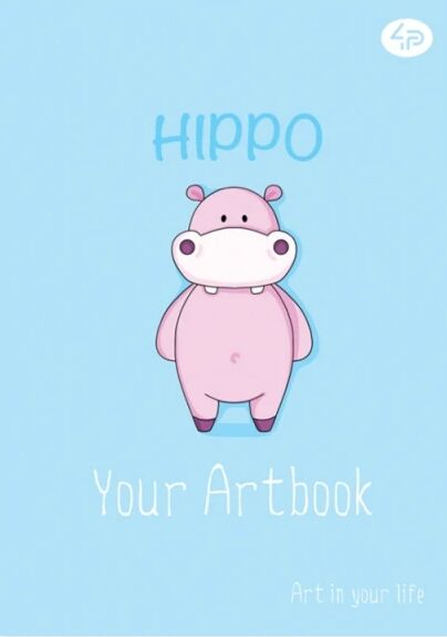 блокнот А6 48аркушів Artbook hippo Ціна (цена) 15.90грн. | придбати  купити (купить) блокнот А6 48аркушів Artbook hippo доставка по Украине, купить книгу, детские игрушки, компакт диски 0