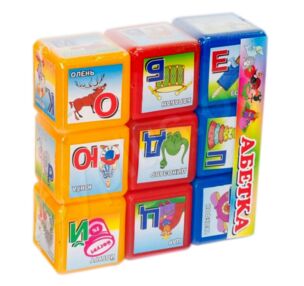 Кубики Абетка Мир 9 штук Кубики Абетка Мир 9 штук