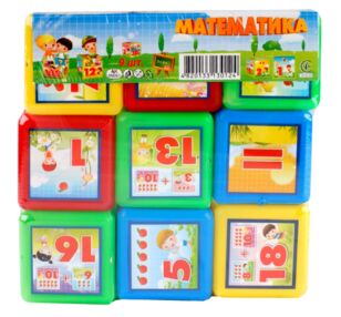 Кубики Математика Мир 9 штук Кубики Математика Мир 9 штук