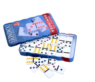 Доміно в металевій коробці TD202322