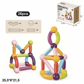 Конструктор магнітний XC-C11 26 деталей