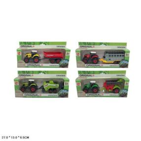 Трактор з причепом 4 види SQ90333-2A