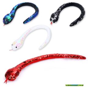 Змія 90см паєтки 4 кольори FG240408147A