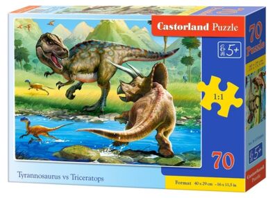 пазли castorland 70 елементів динозаври 070084