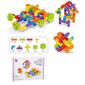 Конструктор труби/трубчатий 120 елементів  JX688-238