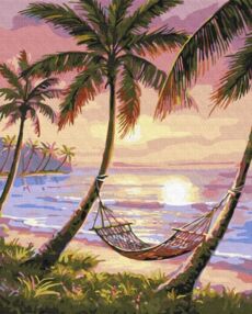 Розпис по номерах 40х50 BS4821 Райський куточок brushme Брашми