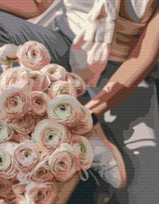 Розпис по номерах 40х50 BS52326 Cтильний букет brushme Брашми