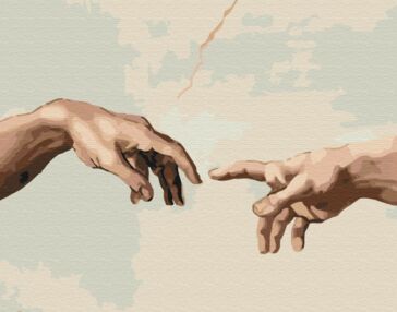 Розпис по номерах 48х60 BS29287L Створення Адама brushme Брашми