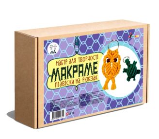 набір для творчості макраме Підвіска на рюкзак М-004
