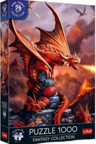 Пазли 1000 елементів Колекція фентезі Вогняний дракон Trefl 10900