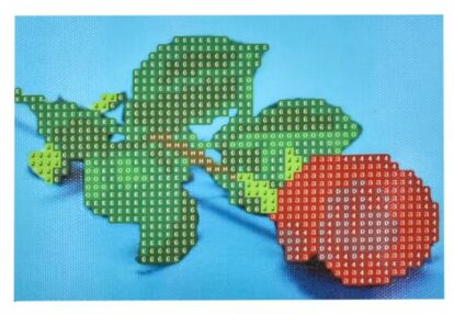 Алмазна мозаїка 10х15 YAB14429 Троянда у блакитній ніжності "Strateg"