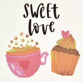 Алмазна мозаїка 18х18 JUB14415 Солодкий момент "Strateg"