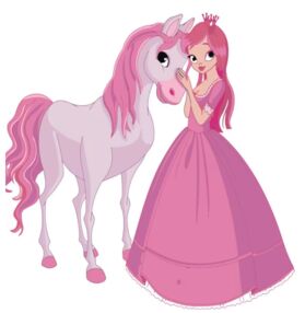 Розпис по номерах 30х30 ES065 Принцеса з вірним другом "Strateg"