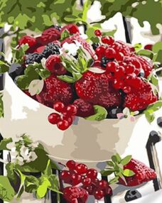 Розпис по номерах 30х40 SS1043 Ягідний сніданок "Strateg"