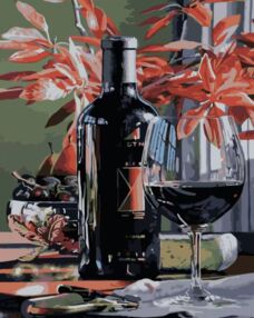 Розпис по номерах 30х40 SS6493 Смак вина "Strateg"