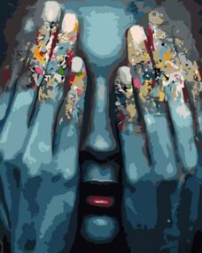 Розпис по номерах 30х40 SS-6784 Абстракція "Strateg"