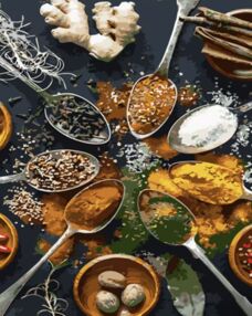 Розпис по номерах 40х50 GS1308 Прянощі "Strateg"