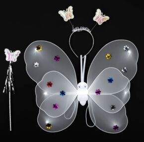 Набір карнавальний крила білий MA-23-661