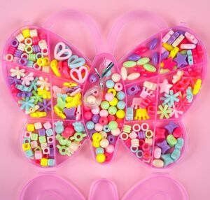 Набір намистин для плетіння браслетів Метелик 18 см MA-23-1073