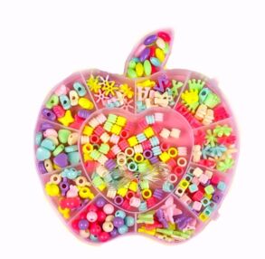 Набір намистин для плетіння браслетів Яблуко 18 см MA-23-1072