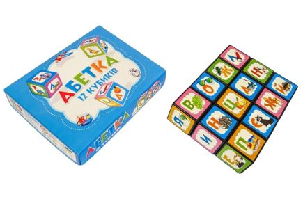 Кубики Абетка українська Пр4012 Кубики Абетка українська Пр4012