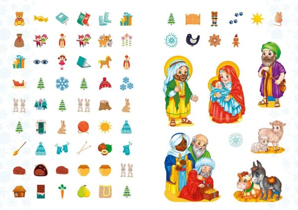 Веселі забавки для дошкільнят Christmas sticker bock Віршики до свят ангел Ціна (цена) 41.30грн. | придбати  купити (купить) Веселі забавки для дошкільнят Christmas sticker bock Віршики до свят ангел доставка по Украине, купить книгу, детские игрушки, компакт диски 4