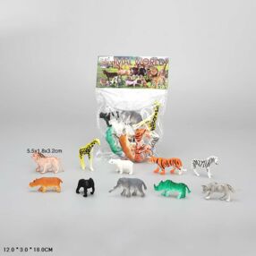 Тварини дикі 10 штук в пакеті 829