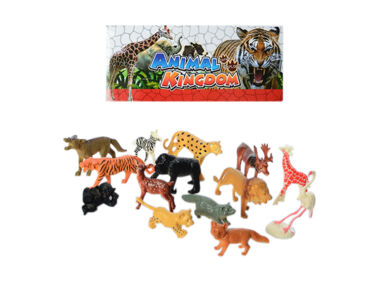 Тварини дикі 12 штук від 4 см 9618-32