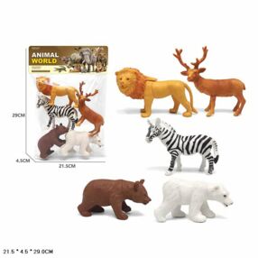 Тварини дикі по 5штук YS-204