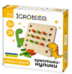 деревяна гра хрестики - нулики 900576