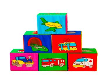 Кубики мякі Транспорт MC 090601-12 Кубики мякі Транспорт MC 090601-12