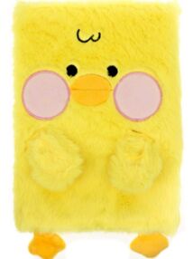 Блокнот А5 80 аркушів у клітинку пухнастий Каченя JSB20929-8