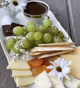 Алмазна мозаїка 30х40 HEG86880 Ідеальна сирна нарізка "Strateg"