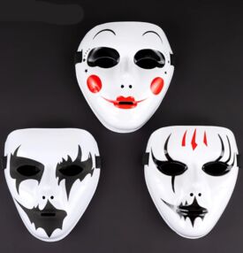 Маски Маскарадні 3 види 18 см KA-23-1293 Маски Маскарадні 3 види 18 см KA-23-1293