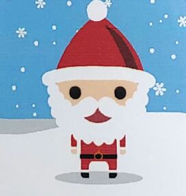 Розпис по номерах 20х20 HH5122 Дід Мороз "Strateg"