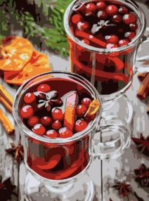 Розпис по номерах 30х40 SS-6824 Глінтвейн "Strateg"