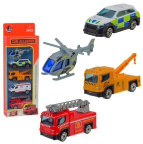 Набір машин металевих 5 штук XG879-226